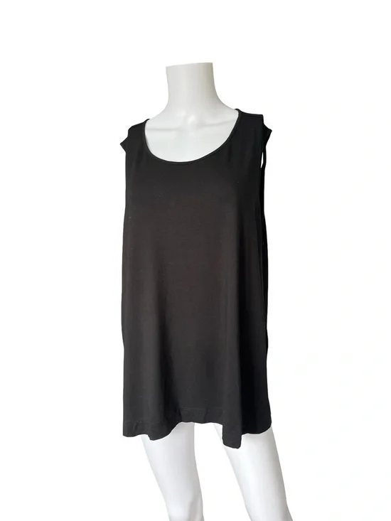 NEW J Jill Black Knit Tank Top Basic Neutral Everyday Womens Plus Size 2X - Picture 8 of 8